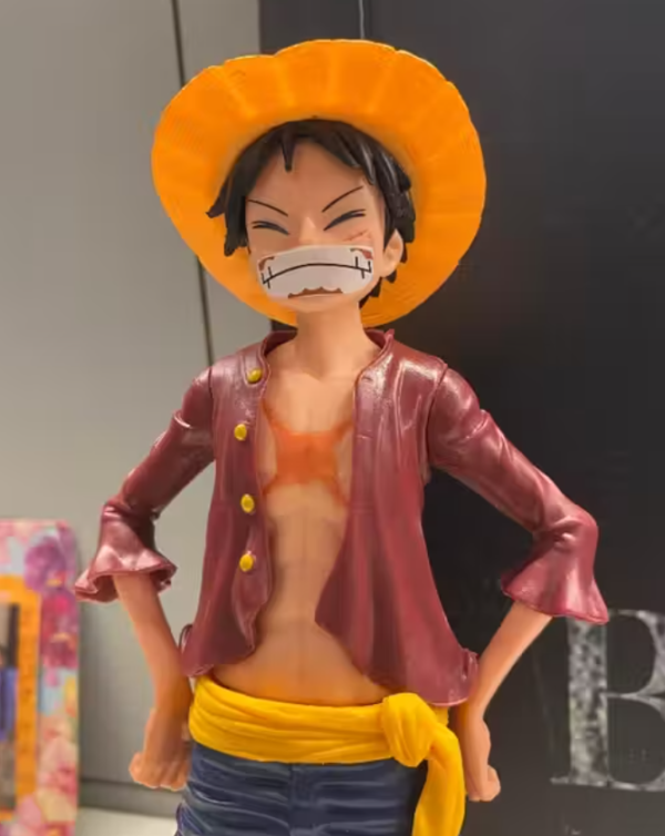 One Piece  Luffy Three Form Face Changing Doll Action Figurine