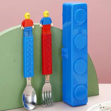 Lego Stainless Steel Spoon & Fork Set