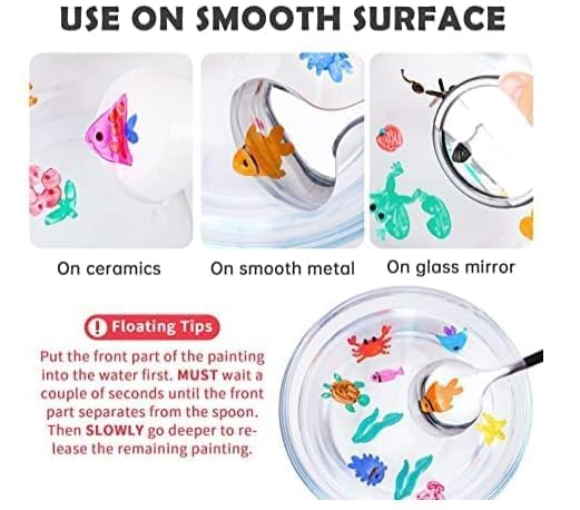 Floating Ink Pen Set, 8 Colors