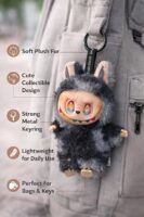 Labubu Doll Blind Box Action Figure, Multi Color