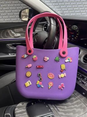 Fancy Tote Bag With Charms
