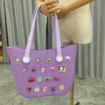Fancy Tote Bag With Charms