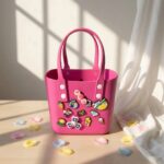 Fancy Tote Bag With Charms