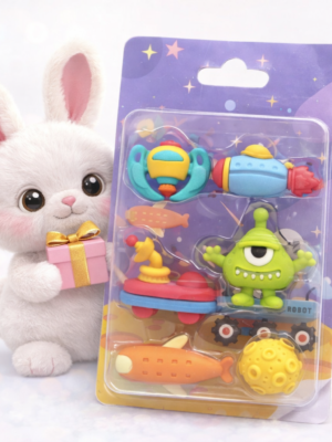 Space Theme Eraser Set