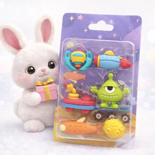 Space Theme Eraser Set