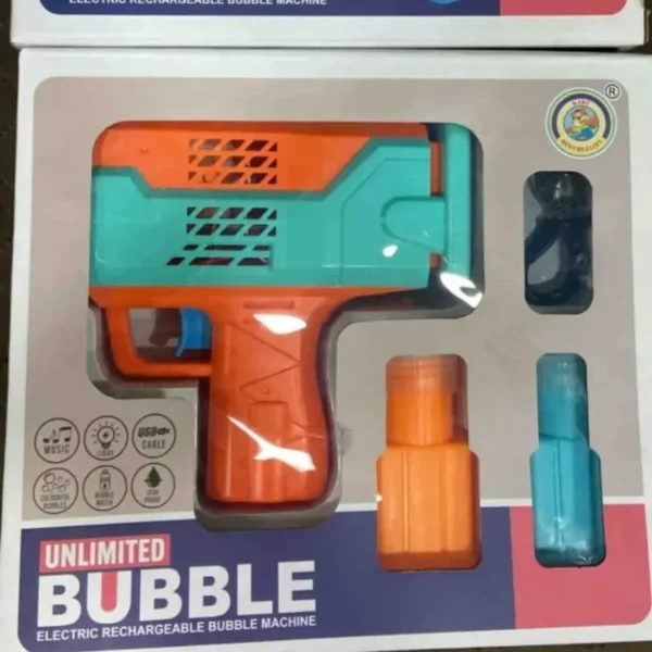 Unlimited Bubble Gun (Rechargeable)